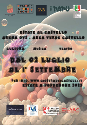 Gli appuntamenti sotto il castello di Torre, all'Arena OVS #estateApordenone