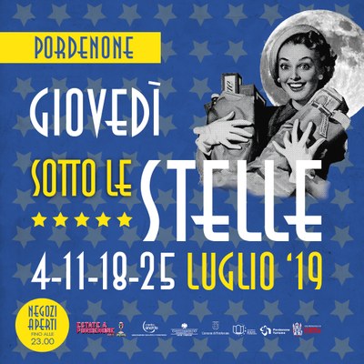 Negozi aperti fino alle 23:00 e tanti eventi per vivere la città in allegria  #estateapordenone