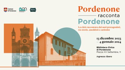 La città raccontata dai suoi protagonisti, tra storie, aneddoti e curiosità. Ingresso libero. #nataleApordenone #BiblioPN