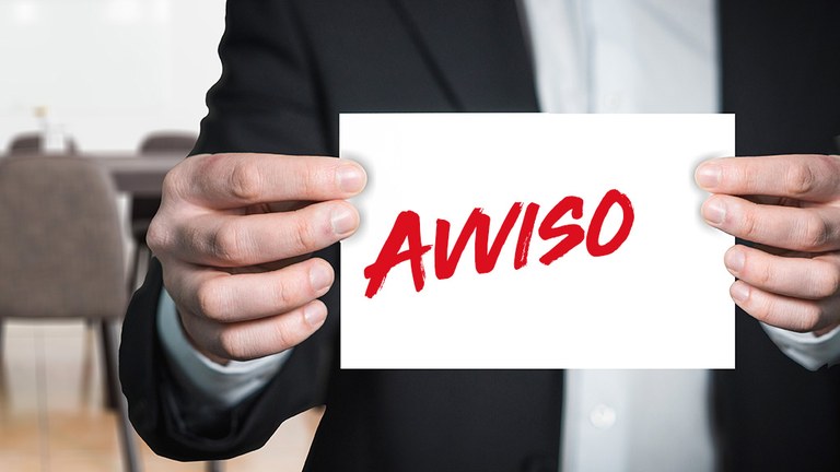 Avviso di selezione pubblica per la rilevazione di beni mobili