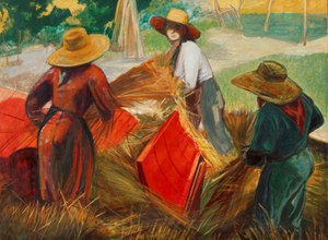 3 Armando Pizzzinato, Trebbiatura, 1955. Olio su tela, 100x130 cm (Donazione Armando Pizzinato, 1983).jpg