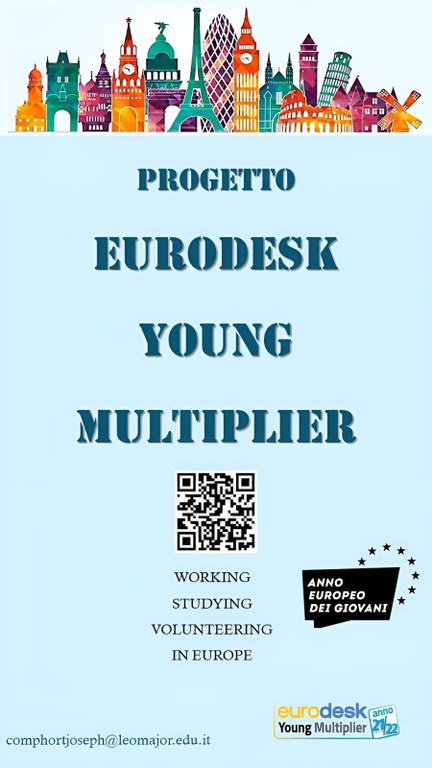 Volantino per promozione evento.jpeg volantino per promozione evento, contenente qr code e informazioni di contenuto